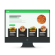 Exclusive webpage for online food ordering